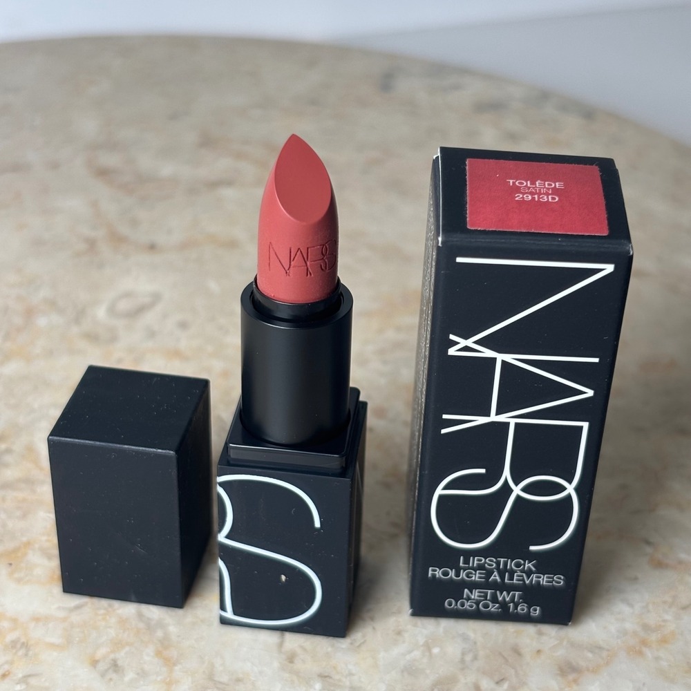 NARS Lipstick 0.05oz Tolède Satin Pink Rose Travel Size 2913D
